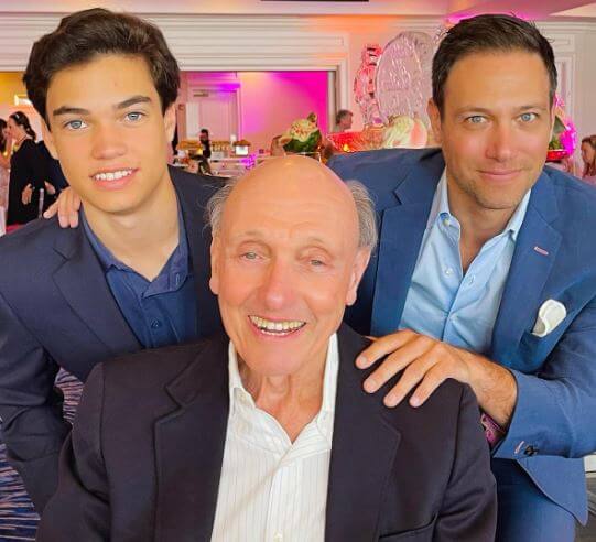 Ronan Anthony Villency with his father Eric Villency and grandfather.